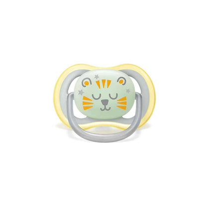 PHILIPS AVENT GLOW IN THE DARK SOOTHER-18M+ CLOUD&TIGER