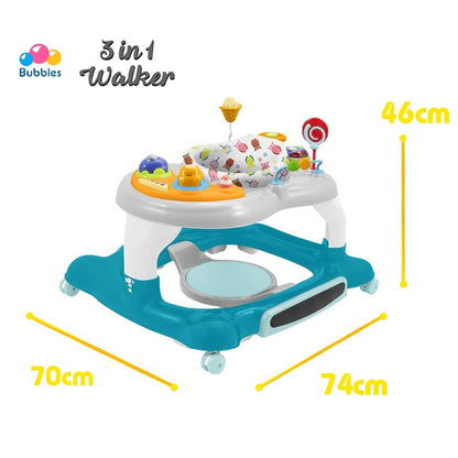 Bubbles 3 in 1 Baby Walker