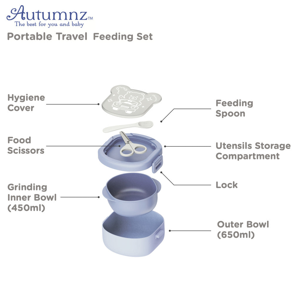 Autumnz Portable Travel Feeding Set - 6m+