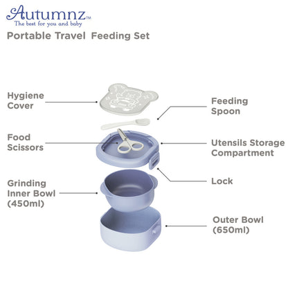 Autumnz Portable Travel Feeding Set - 6m+