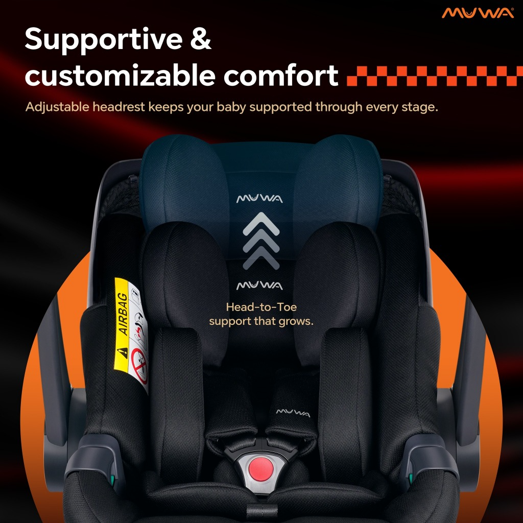 Muwa Noar R129 i-size Carrier Car Seat Baby Newborn-85cm