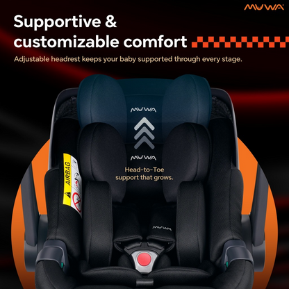 Muwa Noar R129 i-size Carrier Car Seat Baby Newborn-85cm