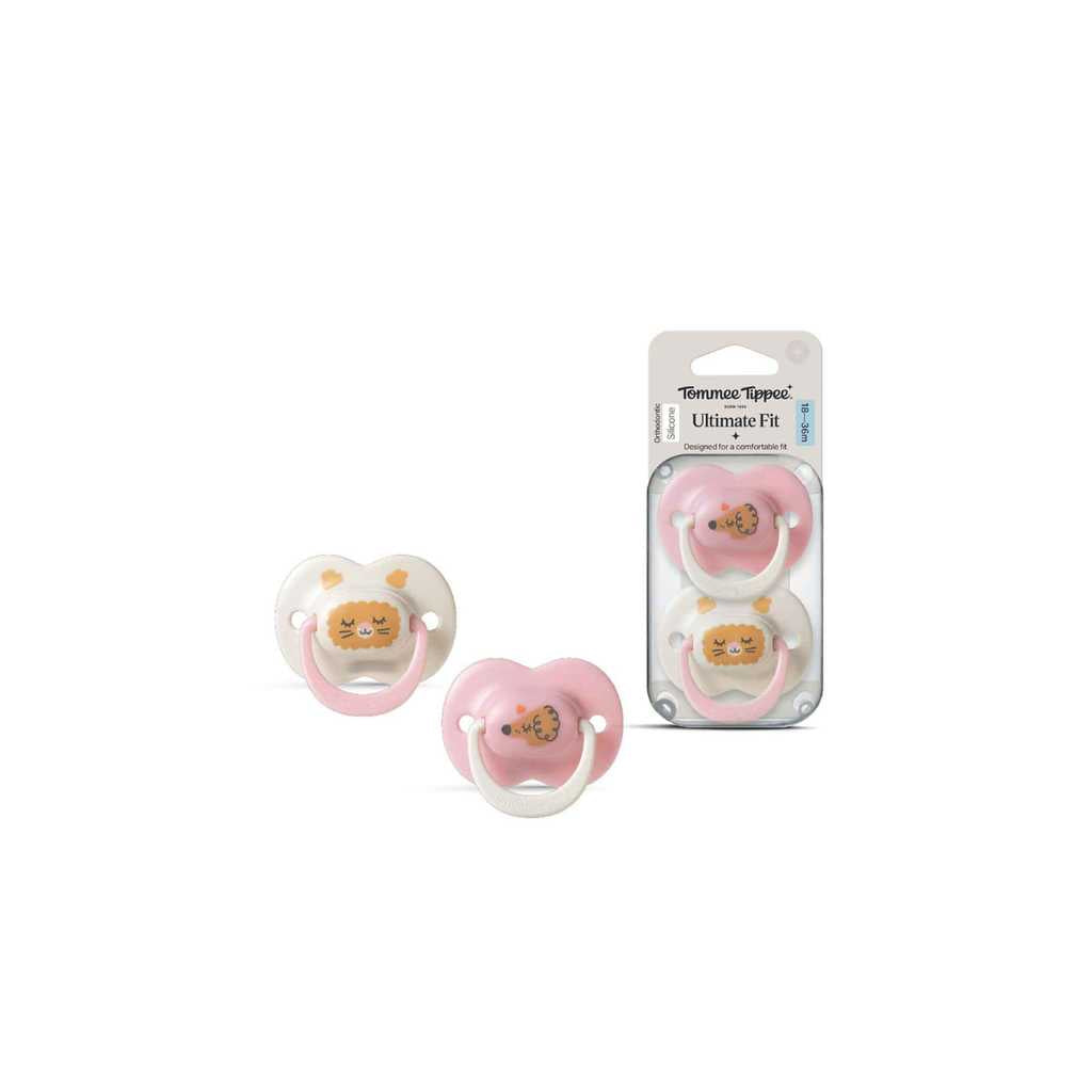 Tommee Tippee Ultimate Fit Silicone Soother (2 Packs)