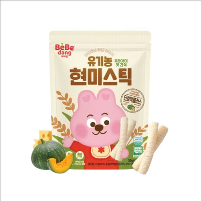 BEBEDANG-ORGANIC RICE SNACK WHITE RICE 30G