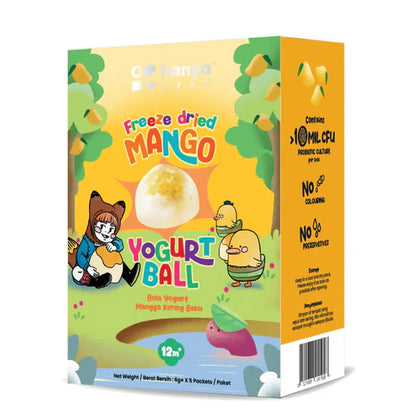 Hanya Freeze-Dried Yogurt Ball (12m+) (6g x 5s) Strawberry/Mango/Blueberry