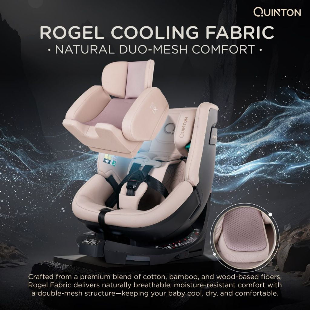 Quinton Wowo 360° Safety Car Seat - Kerusi Keselamatan Bayi dengan Pusingan 360°