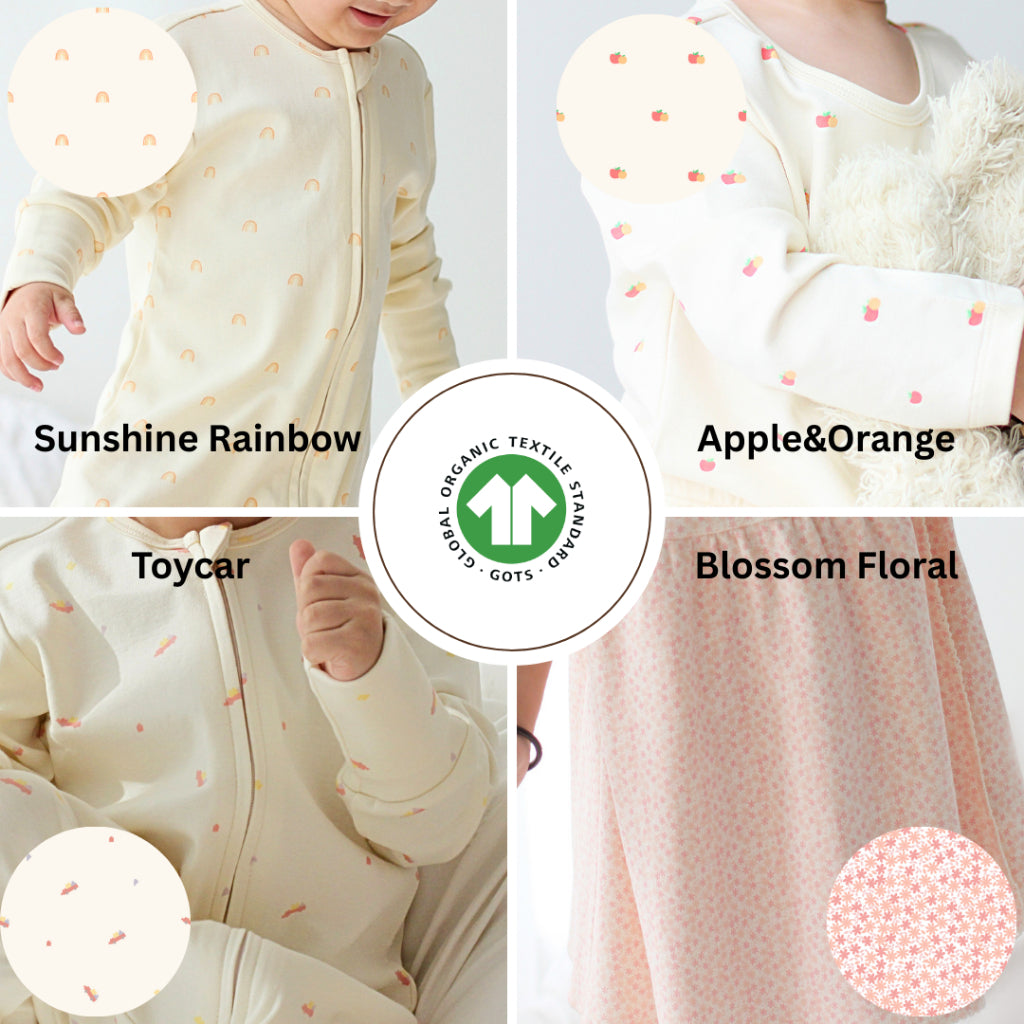 Twinkle Planet Organic Cotton Short Sleeve Baby Bodysuit