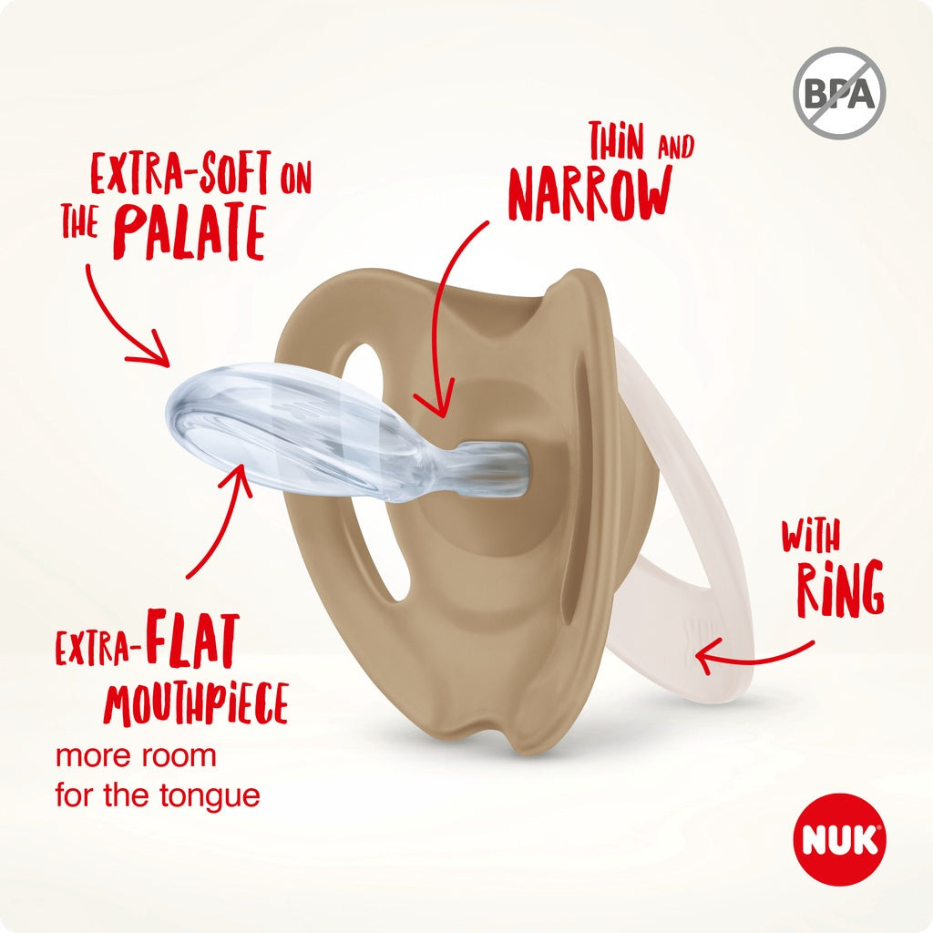 NUK Star Latex Soother (2 Pcs/Card) S1