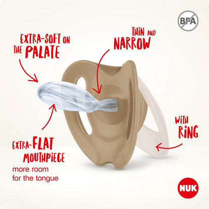 NUK Star Latex Soother (2 Pcs/Card) S1