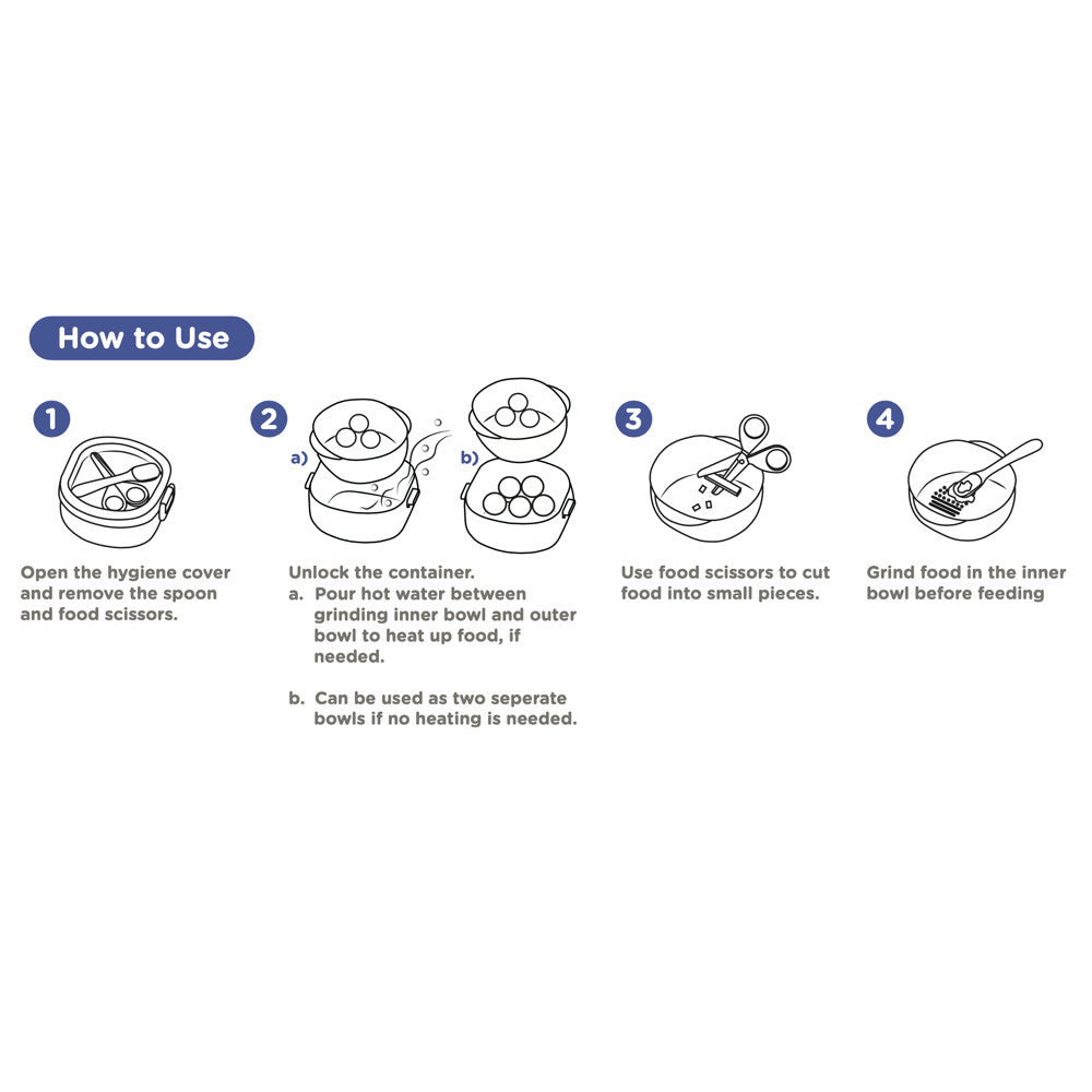 Autumnz Portable Travel Feeding Set - 6m+