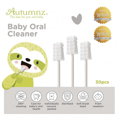 Autumnz Baby Oral Cleaner (30 Pcs) BOC-30