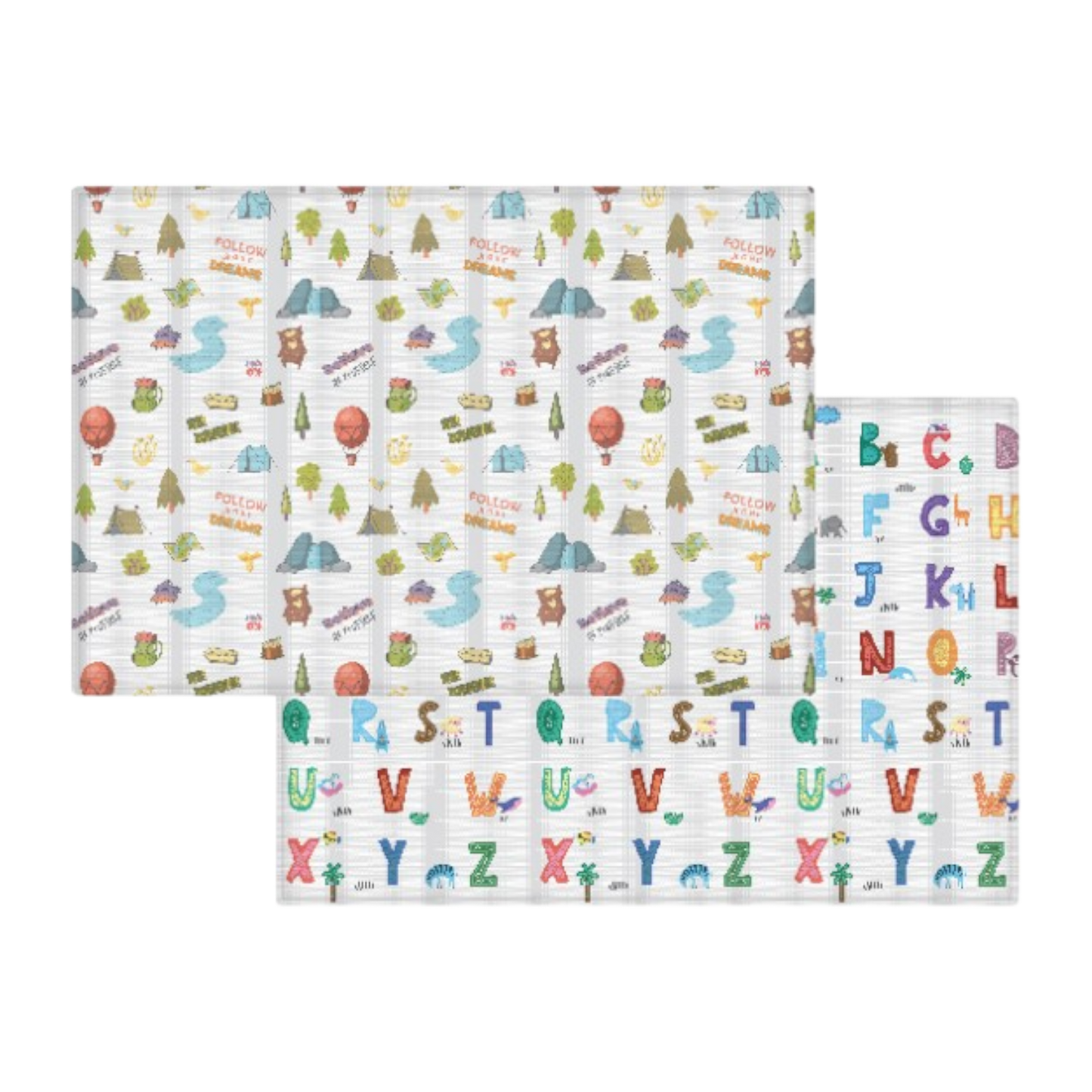 PVC Green Soft Mat Double Sided Baby Playmat (190cm*130cm*1.2cm)