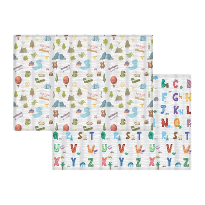 PVC Green Soft Mat Double Sided Baby Playmat (190cm*130cm*1.2cm)