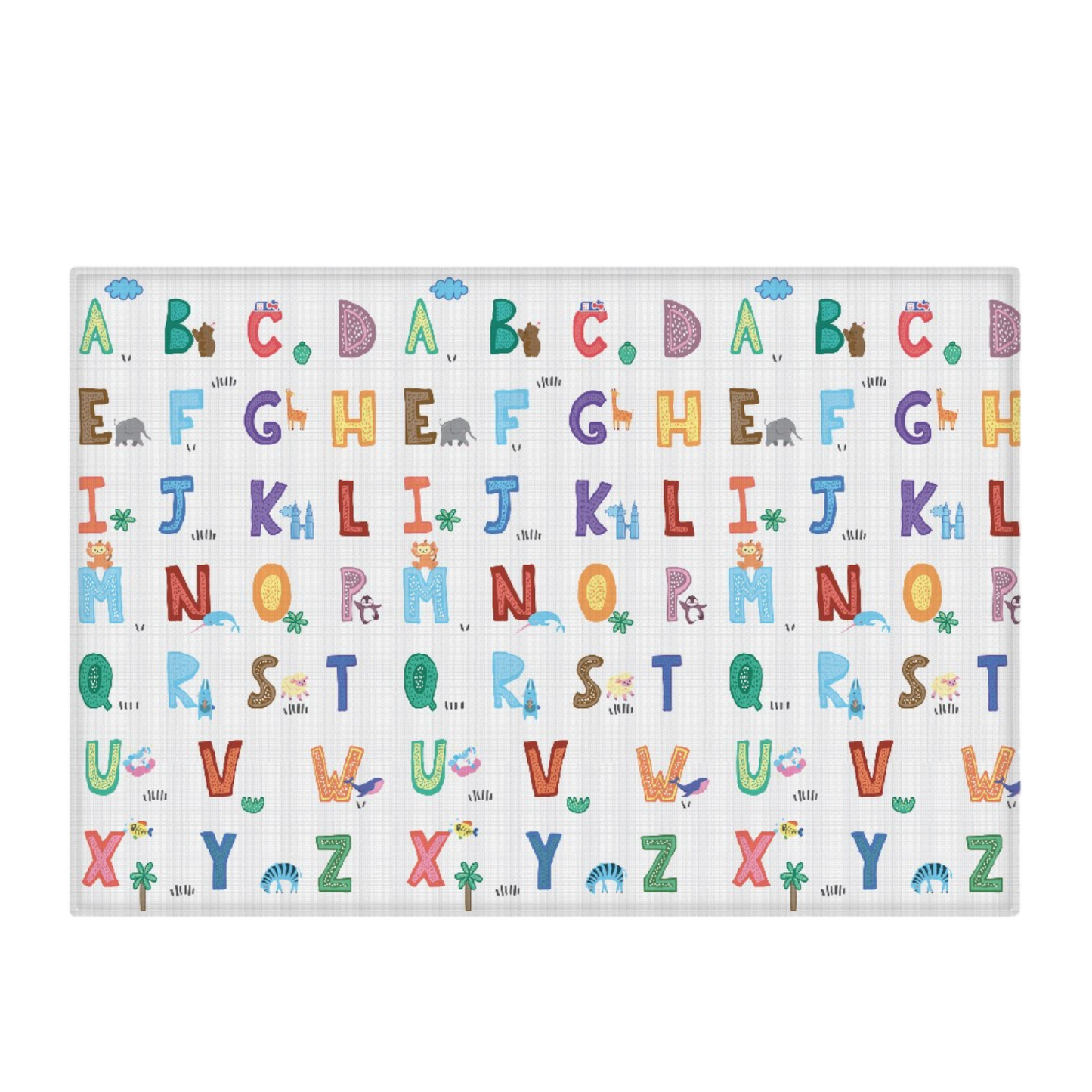 PVC Green Soft Mat Double Sided Baby Playmat (190cm*130cm*1.2cm)