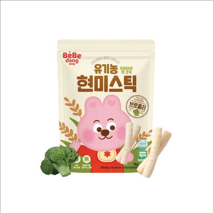 BEBEDANG-ORGANIC RICE SNACK WHITE RICE 30G