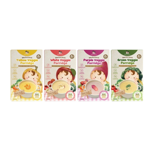 Double Happiness Veggie Porridge (100g) / Instant Porridge For Baby 6 months+