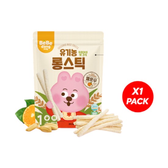 BEBEDANG Organic Rice Long Stick 30g Baby Snack Food