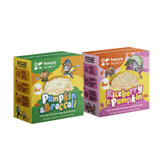 Hanya Freeze Dried Baby Porridge (6m+) - 14g x 3packs