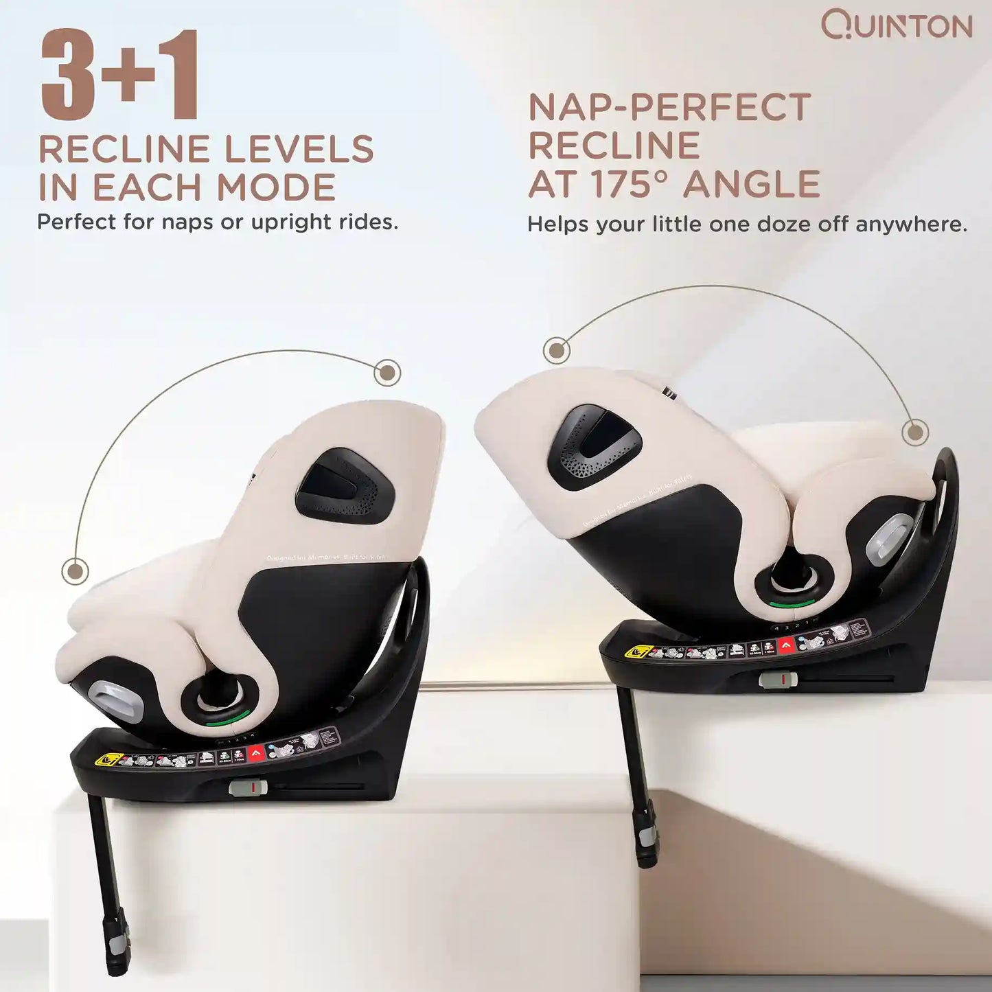 Quinton SpinGuard 360 Car Seat from newborn to 12 years old