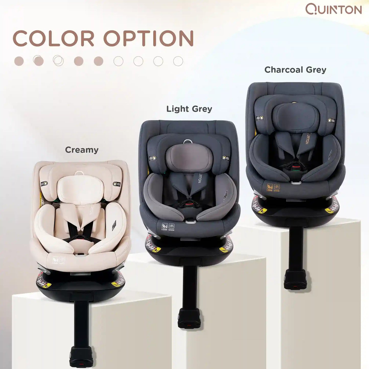 Quinton SpinGuard 360 Car Seat from newborn to 12 years old