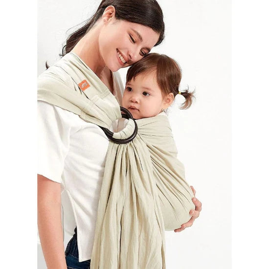 Mamaway Baby Ring Sling - Solid Linen | Adjustable Baby Carrier |