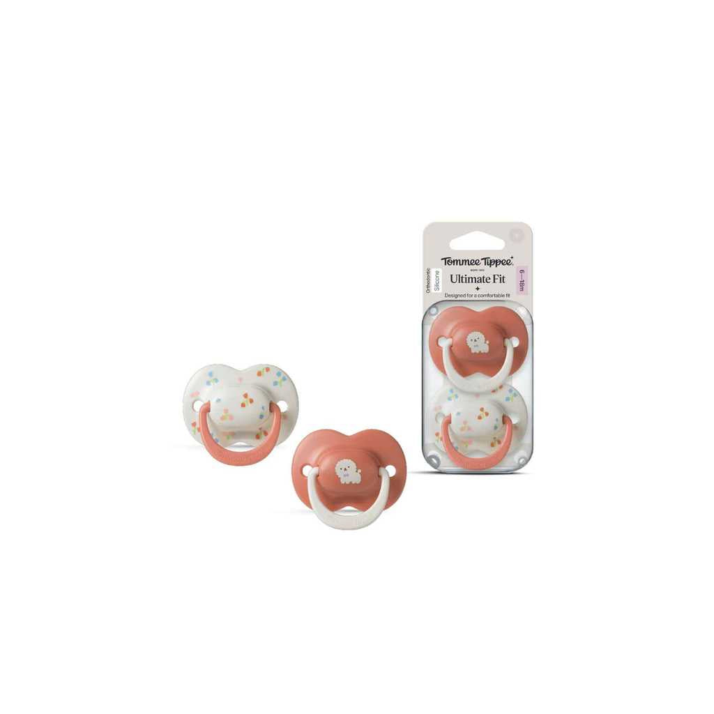 Tommee Tippee Ultimate Fit Silicone Soother (2 Packs)