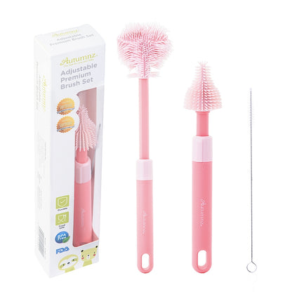 Autumnz Adjustable Premium Brush Set - Blue/Pink APB-01