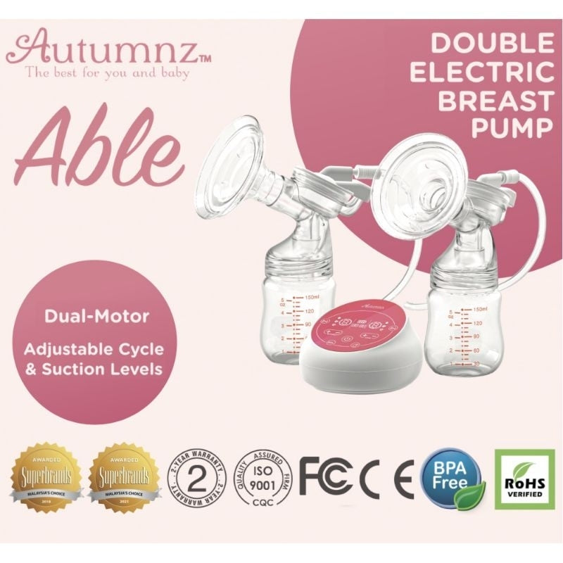 Autumnz ABLE DOUBLE ELECTRIC BREASTPUMP WITH DUAL MOTOR DOEBP 8008
