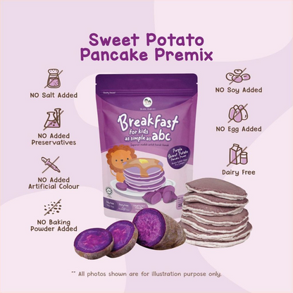 Double Happiness Baby Veggie Pancake Premix Food Baby Waffle Premix 210g