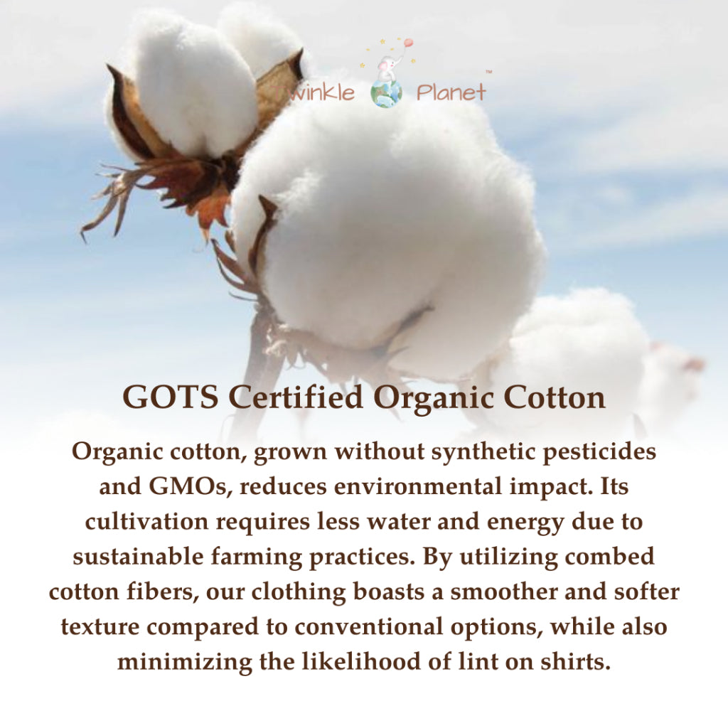 Twinkle Planet Organic Cotton Short Sleeve Baby Bodysuit