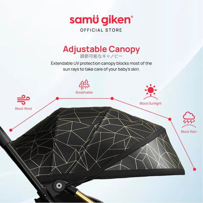 Samu Giken Megumi Auto Fold Baby Stroller