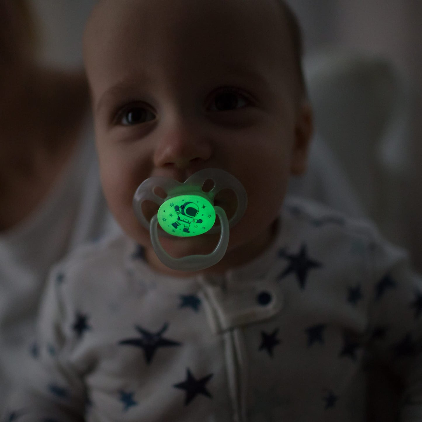 Dr Browns Blue Advantage Pacifiers (Stage 2) Glow In The Dark | 6-18mths