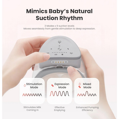 MAMAWAY iLatch™ R3 Wearable Double Electric Breast Pump