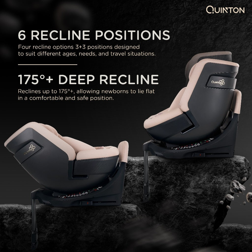 Quinton Wowo 360° Safety Car Seat - Kerusi Keselamatan Bayi dengan Pusingan 360°