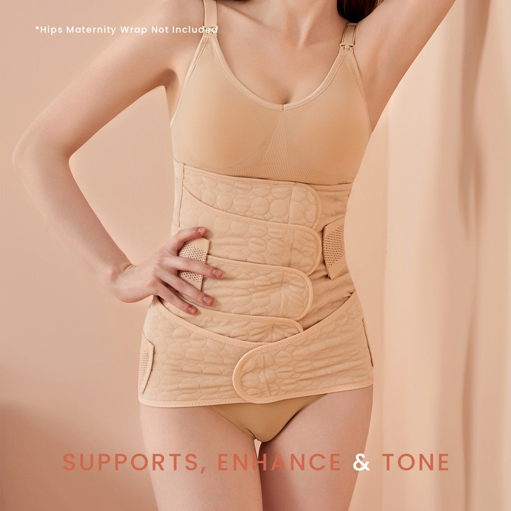 Shapee Belly Band Plus+ - Triple & Adjustable compression, Bengkung Postpartum