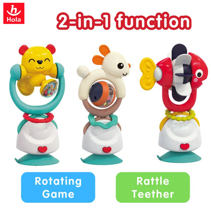 Hola 2-in-1 High Chair Toys & Baby Rattle