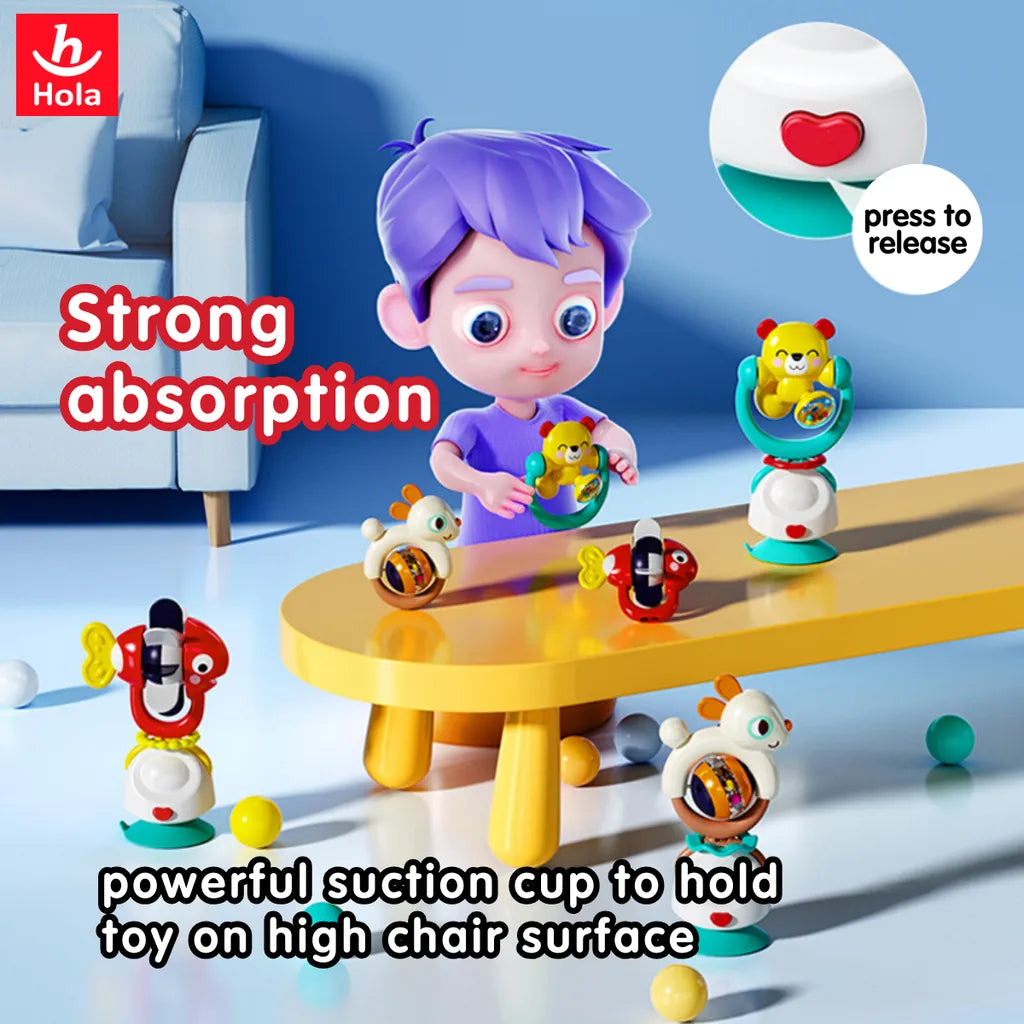 Hola 2-in-1 High Chair Toys & Baby Rattle
