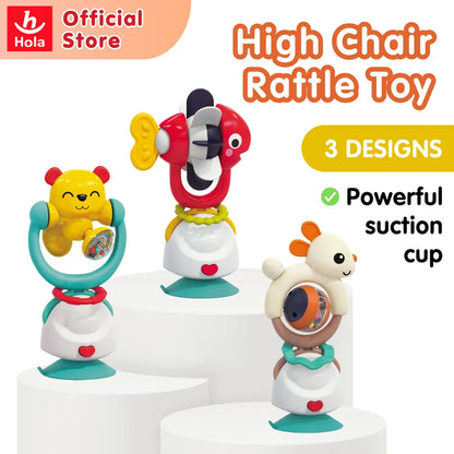 Hola 2-in-1 High Chair Toys & Baby Rattle