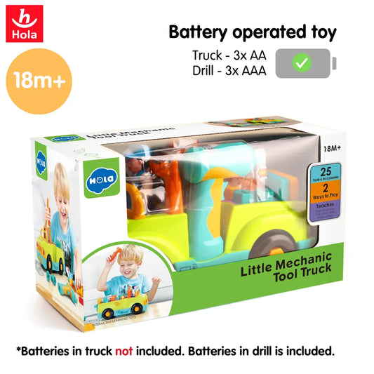 Hola Little Mechanic Tool Truck (with Removable Accessories)