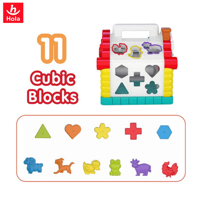 Hola Activity House Shape Sorter