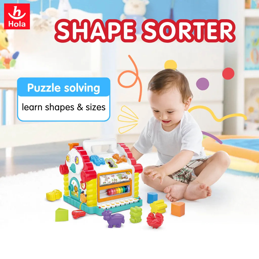 Hola Activity House Shape Sorter