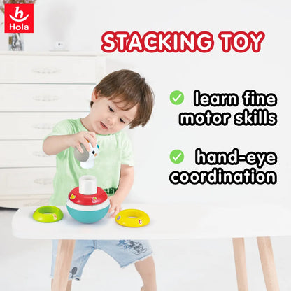 Hola Roly-Poly Unicorn (Roly-Poly Toy with Removable Rings)