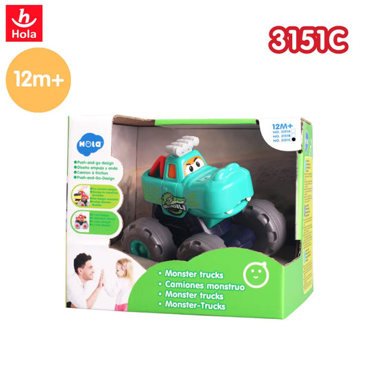 Hola Monster Trucks (with Friction Power/Pull Back/Free Wheel function)
