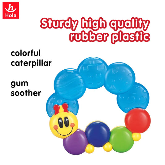 Hola Rattle Teether Fun (2-in-1 Rattle & Water-Filled Teether)