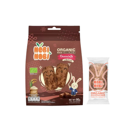 HALAL] Nobi Nobi Organic Rice Crackers (80g) (18m+) Ready To Eat Baby Rice Snacks