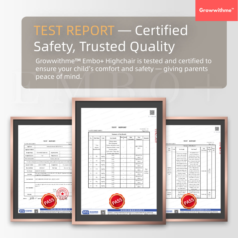 Growwithme™ Embo+ High Chair [Enhanced Edition]｜Premium Beech Wood｜5-Year Warranty