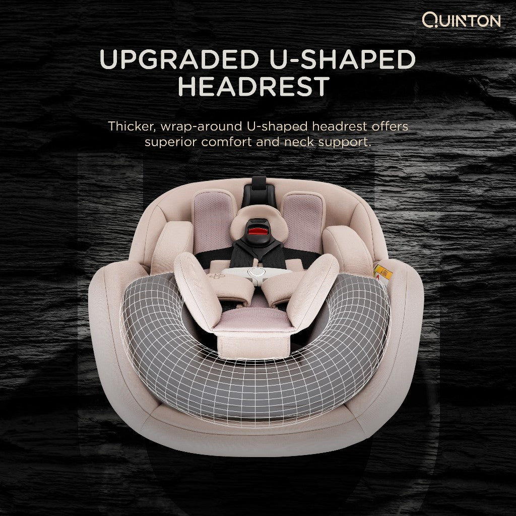 Quinton Wowo 360° Safety Car Seat - Kerusi Keselamatan Bayi dengan Pusingan 360°