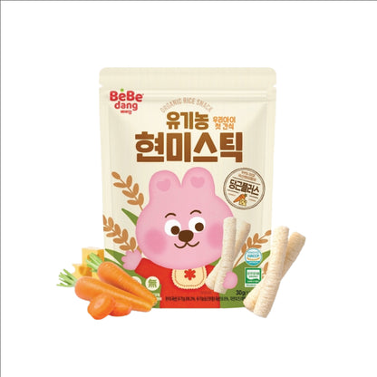 BEBEDANG-ORGANIC RICE SNACK WHITE RICE 30G