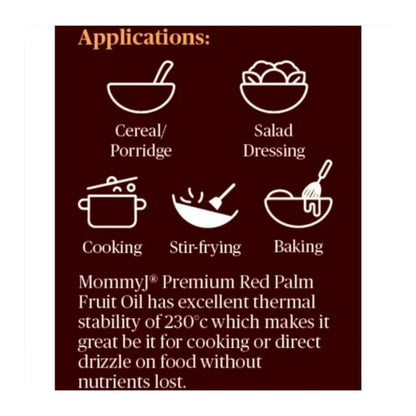 MommyJ Premium Red Palm Fruit Oil 250ml