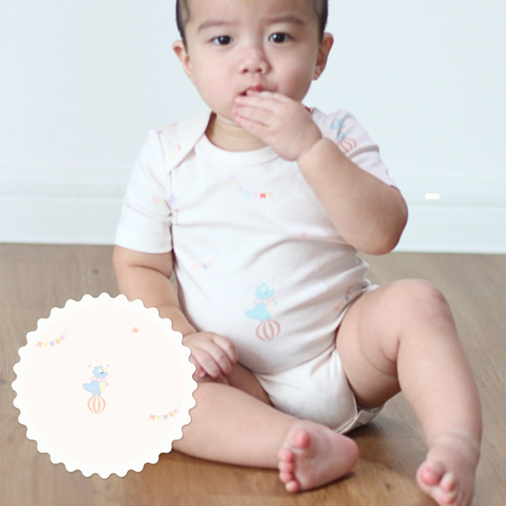 Twinkle Planet Organic Cotton Short Sleeve Baby Bodysuit